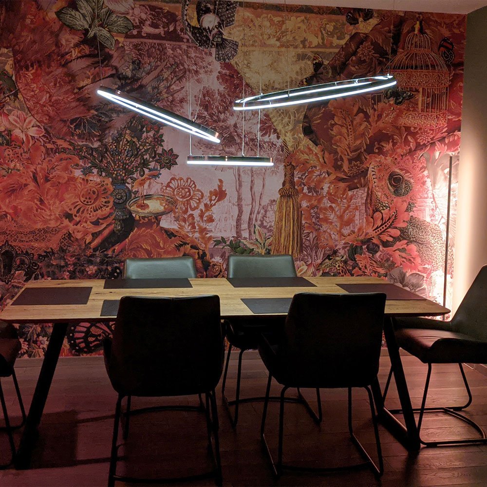 Skapetze - S.Luce Ring 80 Direct Of Indirect Led Pendelarmatuur - hanglampen - sfeerbeeld