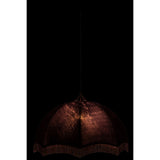 J-Line - Hanglamp Fluweel/Katoen Paars