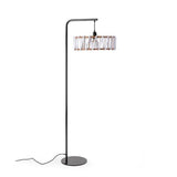 Emko - Macaron Vloerlamp, Zwart Frame, Witte Kap