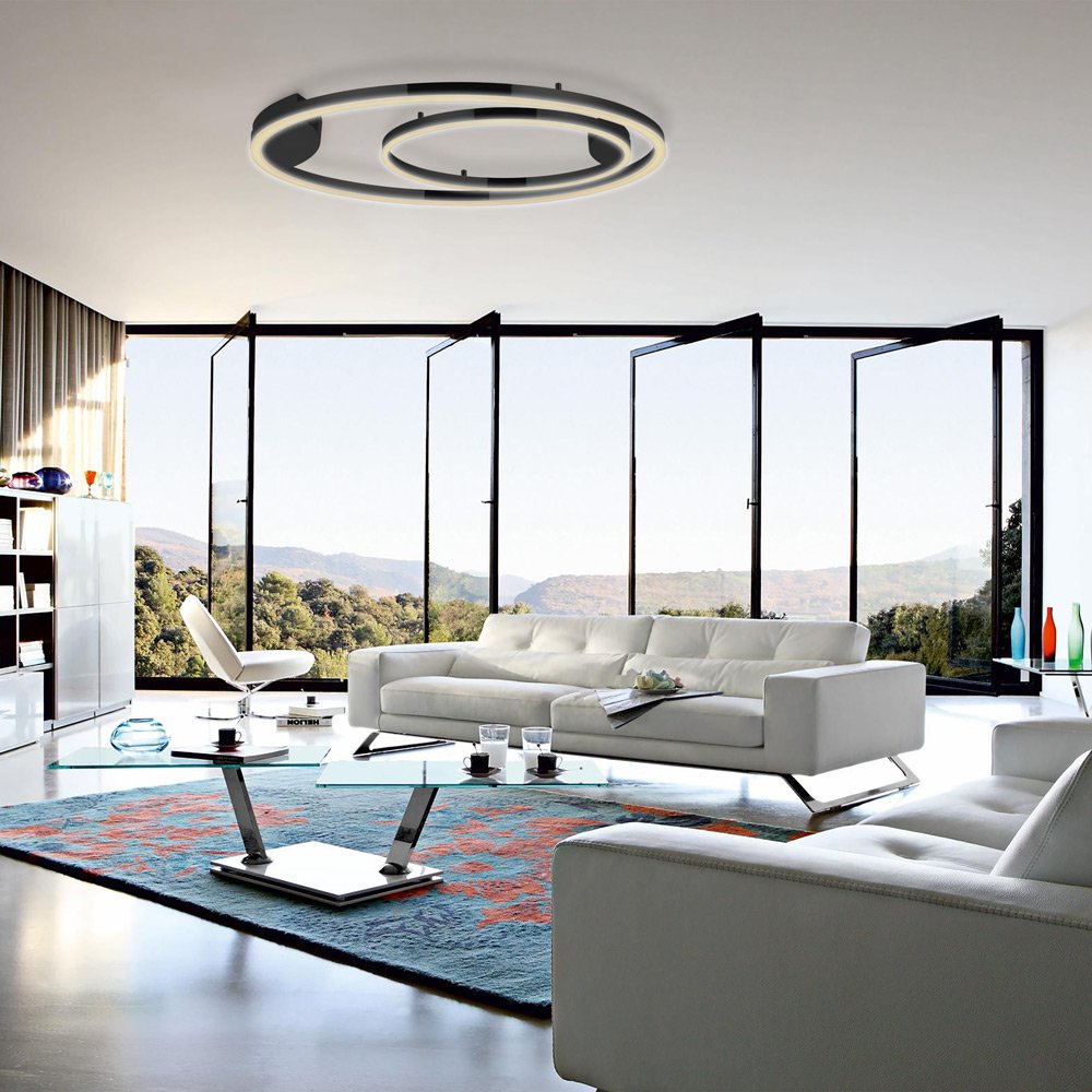 Skapetze - S.LUCE Ring 80 Wand- & Plafondlamp LED Dimbaar - wandlampen - sfeerbeeld