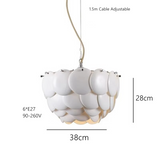 Franse Handgemaakte Luxe Keramische Kroonluchter