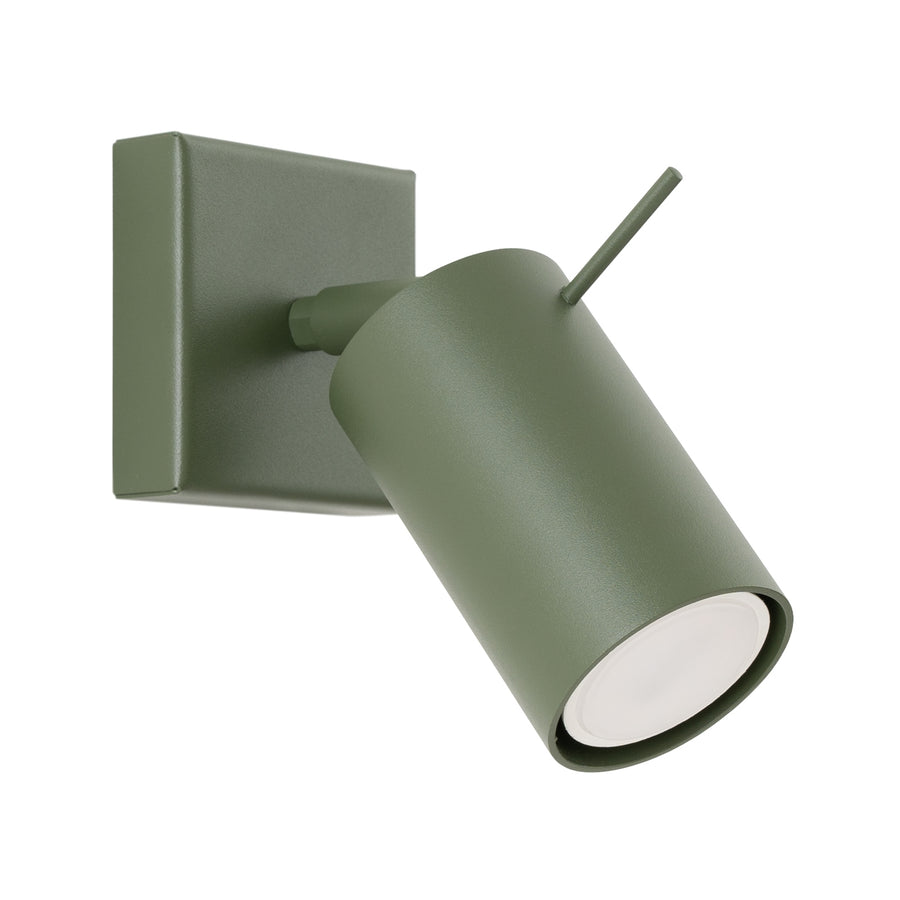 Wandlamp RING olijfgroen