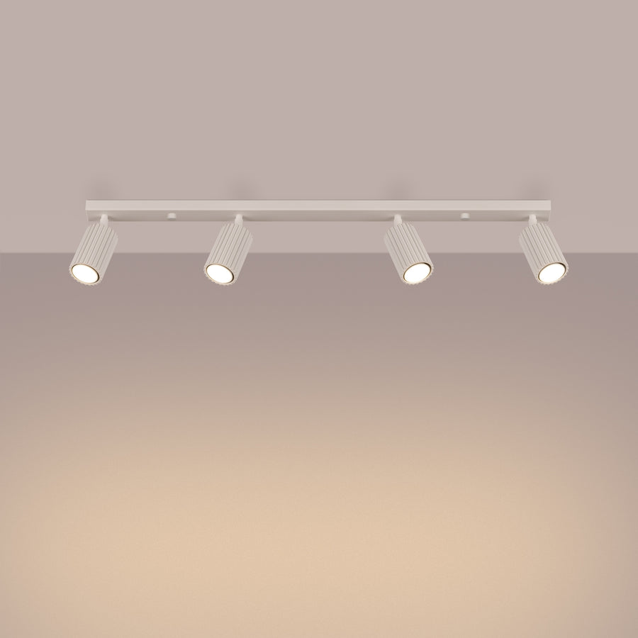 Plafondlamp KARBON 4L beige