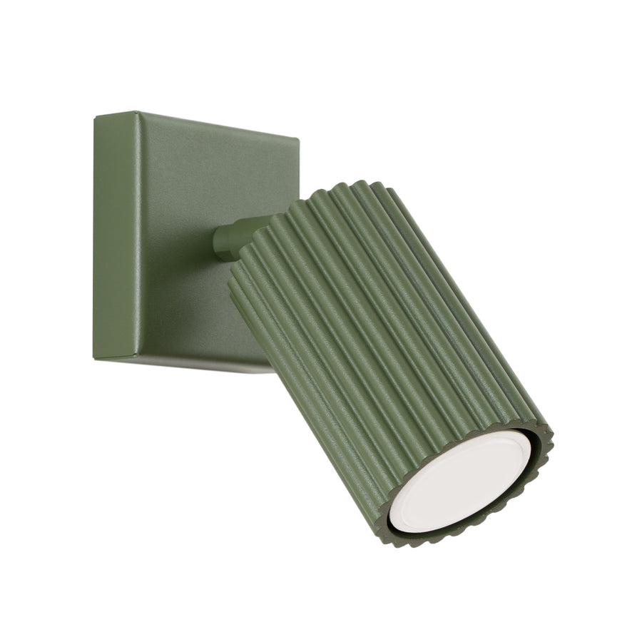 Wandlamp KARBON olijfgroen
