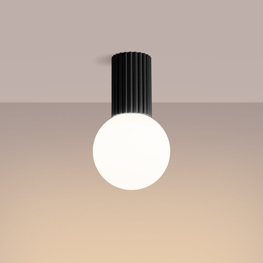 Plafondlamp HALO zwart IP44