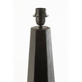 J-Line Lampenvoet Octogonaal - Hout - Zwart - Large