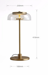 Aurélo – Designer Tafellamp van Glas met LED in Postmoderne Stijl