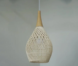 RattanaGlow: Handgeweven Rieten Hanglamp in Zuidoost-Aziatische Stijl