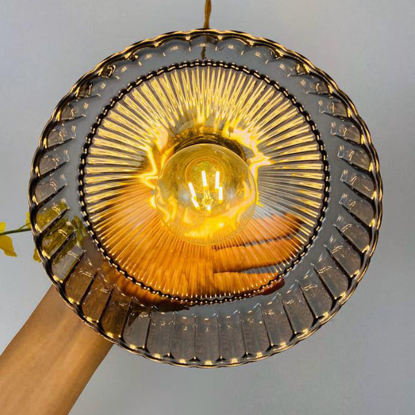 Nordic Kristallen Glazen Hanglamp - hanglampen - close-up