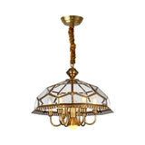 Nikkel Geometrische Gevormde Kroonluchter