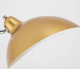 Nordic Gold Luxe Vloerlamp – Minimalistisch Design met Marmeren Basis