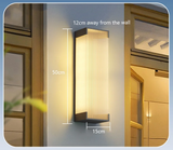 SolarSteel Wandlamp – Zonne-energie Buitenlamp in RVS