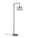 Emko - Macaron Vloerlamp, Zwart Frame, Witte Kap