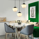 Vintage Melkglas Hanglamp