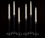 LumenAcry Heldere Acryl Kandelaar Set (3-delig)