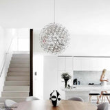 Skapetze - S.Luce Pro Atom 70 Led Hanglamp Metalen Bol 2484Lm Chroom