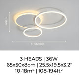 Unieke en Moderne  Led-Plafondlamp