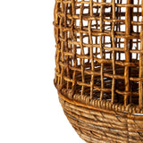 Alexandra Thai - Plafondlamp 35X35X56/200 Bananenblad