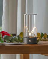 Modern Minimalistische Ademlicht Tafellamp – Draagbare Oplaadbare Touch Bedlamp & Nachtlampje