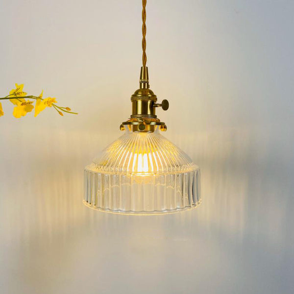 Nordic Kristallen Glazen Hanglamp - hanglampen - zijaanzicht
