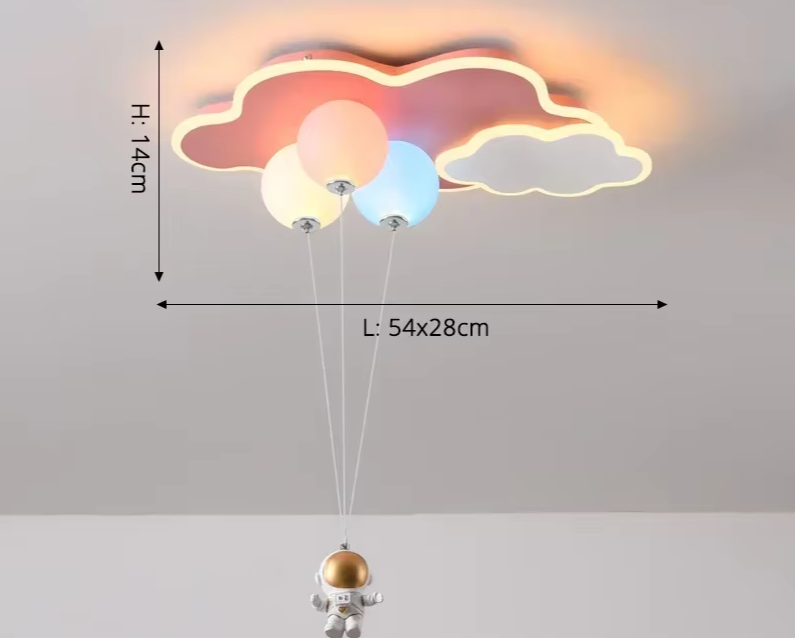 Nordic Astronaut Cloud LED Hanglamp