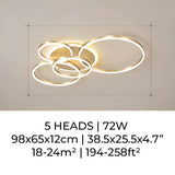 Unieke en Moderne  Led-Plafondlamp