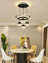 LumaCrest LED Hanglamp – Moderne Art Deco Sfeer voor Eetkamer en Woonruimte