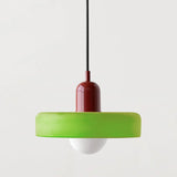 Bauhaus Hanglamp Van Gekleurd Glas