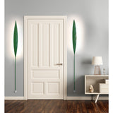 Betec Leuchten Manufactur -Folium Wandlamp Bladgroen