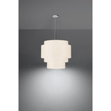 Lightinup SRL - Reflectie 50 Witte Kroonluchter