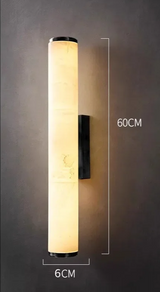 Auralis Lux – Minimalistische Wandlamp van Koper & Marmer