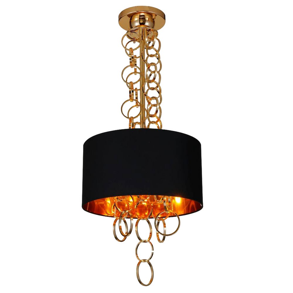 Azzardo - Kate Zwarte Hanglamp - hanglampen