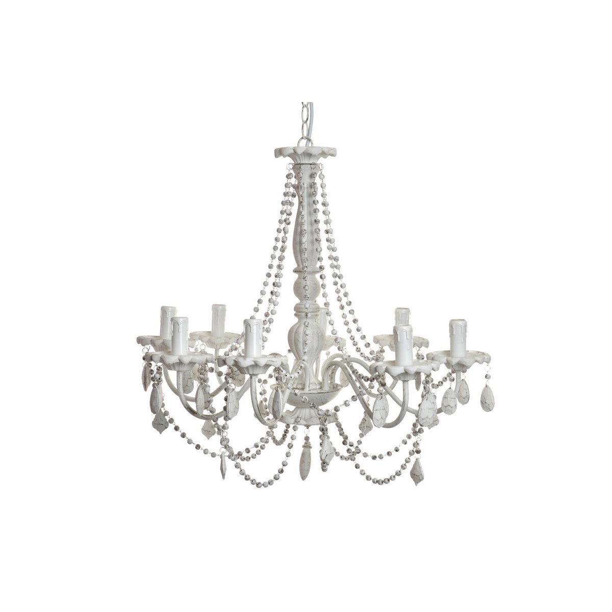 Alexandra Meti - Plafondlamp van metaalspar 65X65X53 65 8 armen - hanglampen