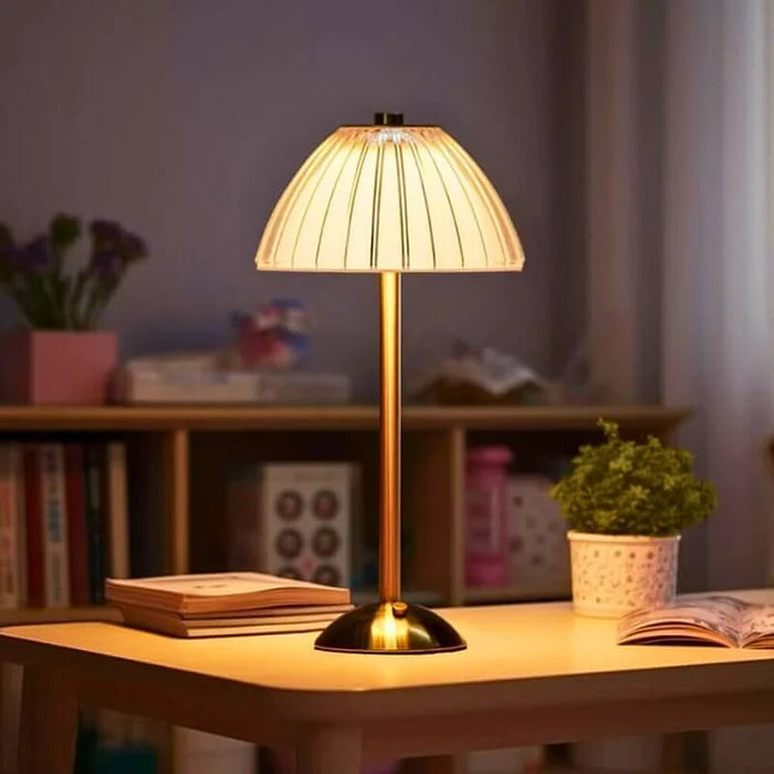 Vintage Lamp Kristallen Lamp, Draadloze Tafellamp, Dimbare Kristallen