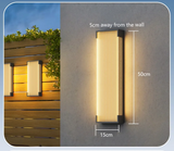 SolarSteel Wandlamp – Zonne-energie Buitenlamp in RVS