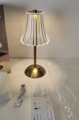 Aurora CrystalTouch – Klassieke Kristallen LED Tafellamp met Touchfunctie