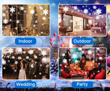 SNOWGLOW – LED Kerst Sneeuwval Projector met Dubbele Kop