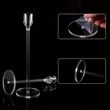 LumenAcry Heldere Acryl Kandelaar Set (3-delig)