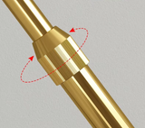 Nordic Arc Luxe Vloerlamp – Minimalistische LED Staande Lamp met Marmeren Basis