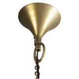 Alexandra Style - Goud Metalen Plafondlamp 3Xe27, Max.25W (Niet Inbegrepen) °34X44Cm, H┴Xima:147Cm