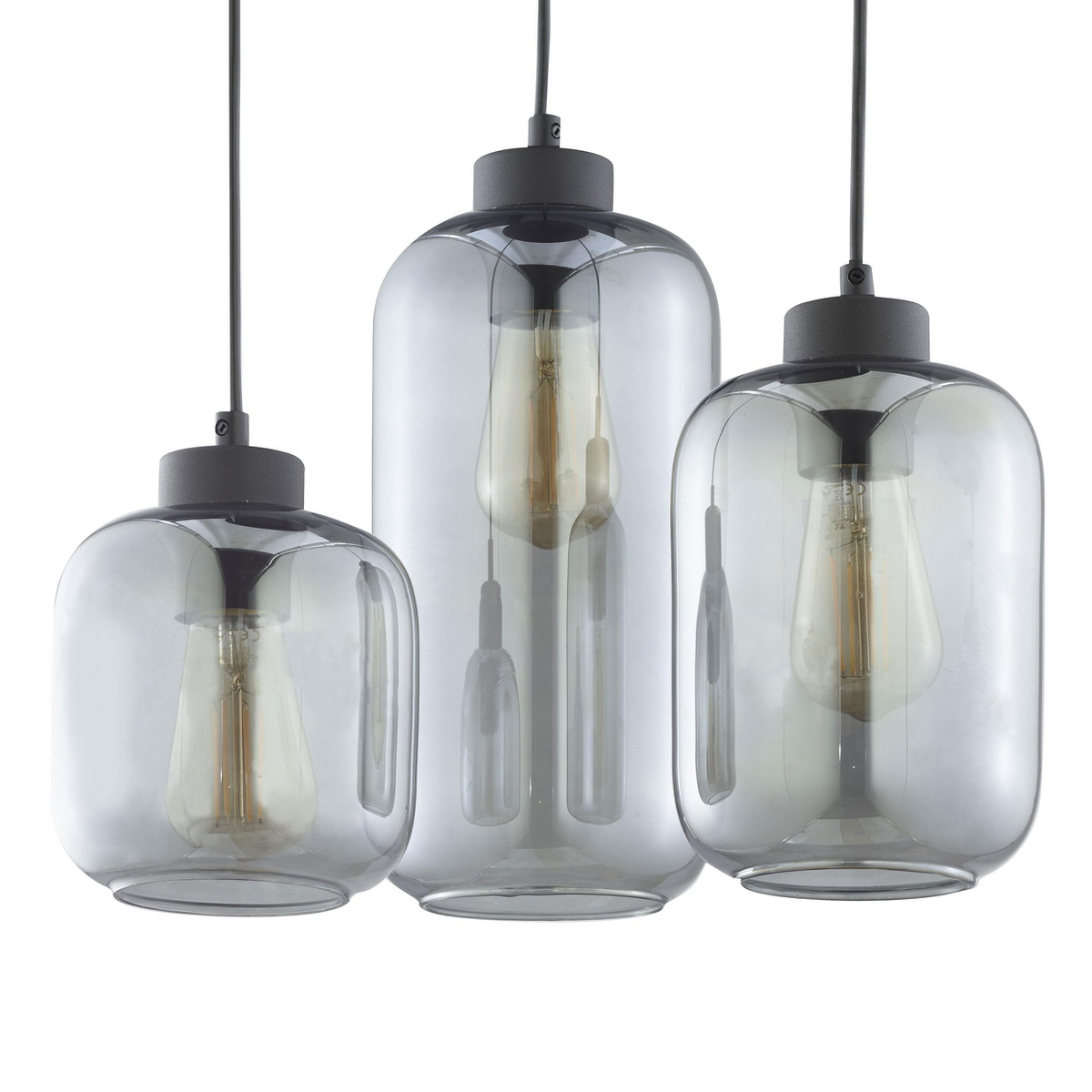 Huber Meubels - Marco Spiegel Grafiet III Hanglamp - hanglampen