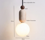 ZenAura Japanse Wabi-Sabi LED Hanglamp