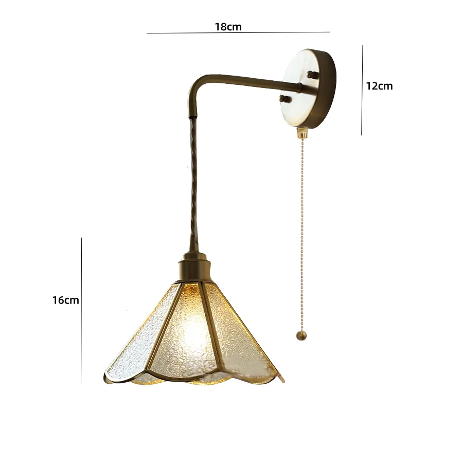 Aurora Copper Wall Light