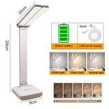 LumoFlex – Oplaadbare LED Bureaulamp met Touchbediening & Vouwbaar Design