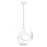 Moderne Blonche | Metalen Hanglamp