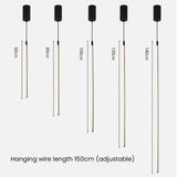 Minimalistische Lange LED Hanglamp Van Aluminium