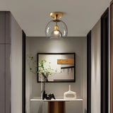 Moderne Glazen Hal Plafondlamp Grijs