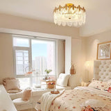 Decoratieve Glazen Ronde Kroonluchter Voor In De Woonkamer of Eetkamer