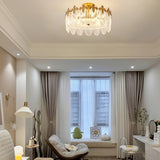 Decoratieve Glazen Ronde Kroonluchter Voor In De Woonkamer of Eetkamer