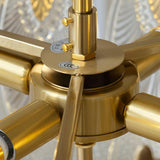 Decoratieve Glazen Ronde Kroonluchter Voor In De Woonkamer of Eetkamer